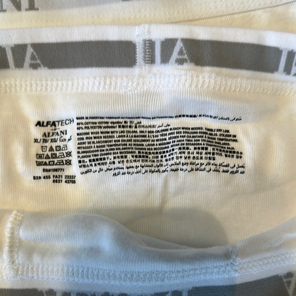 Alfani White Boxer Briefs x4 size XL New - Picture 2 of 3